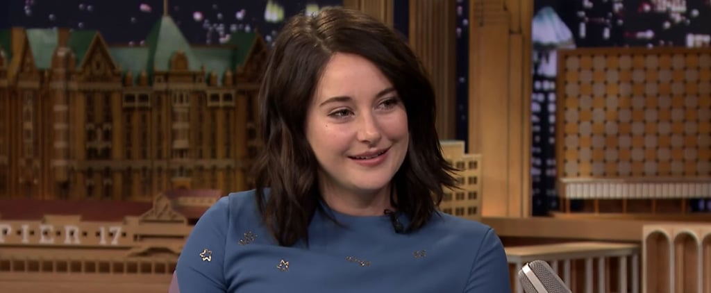 Shailene Woodley's Old Headshot on Tonight Show March 2016