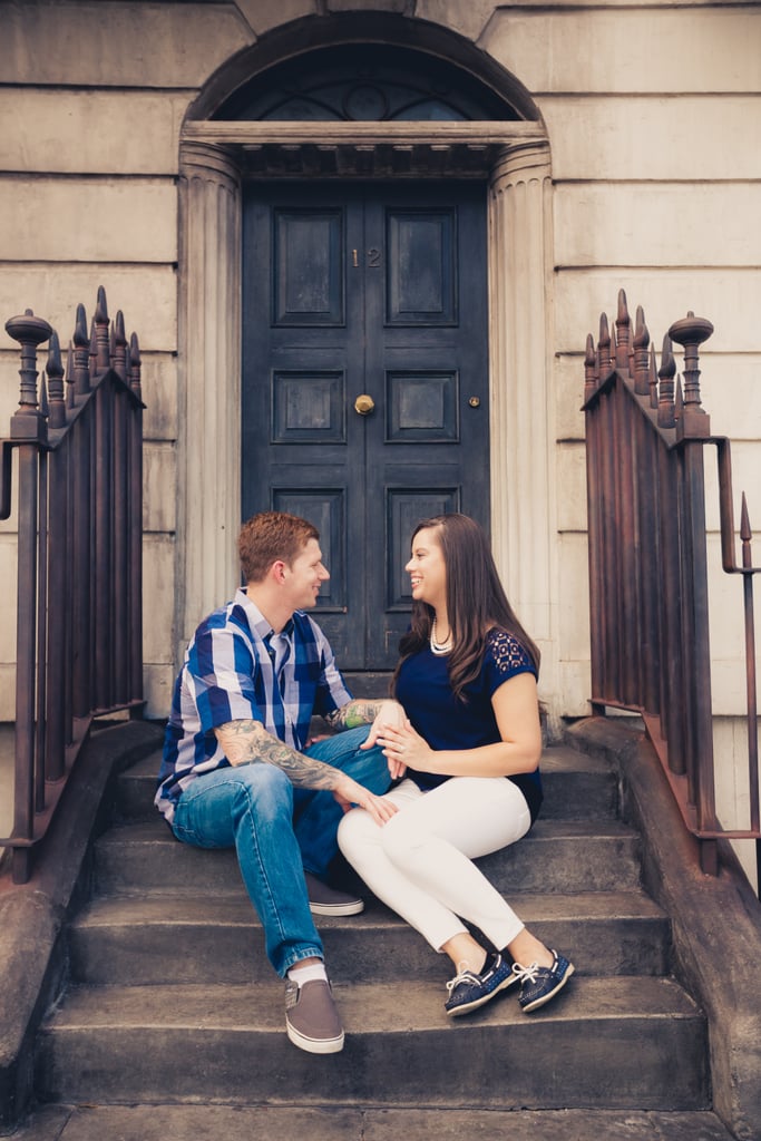 Engagement Photos At The Wizarding World Of Harry Potter Popsugar Love And Sex