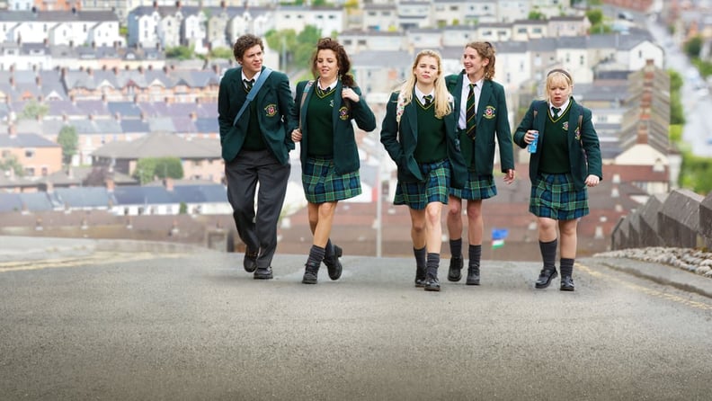 James, Michelle, Erin, Orla, and Clare From "Derry Girls"