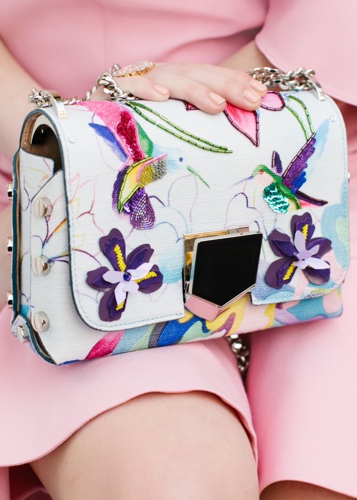 A Sweet, Floral Handbag | Dakota Fanning Jimmy Choo Campaign Spring ...