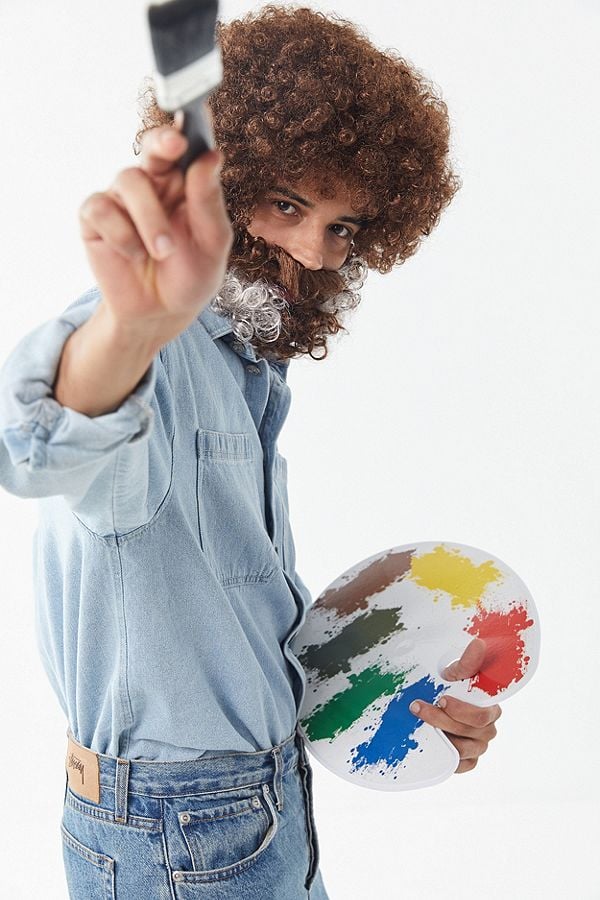 Bob Ross Halloween Costume Set