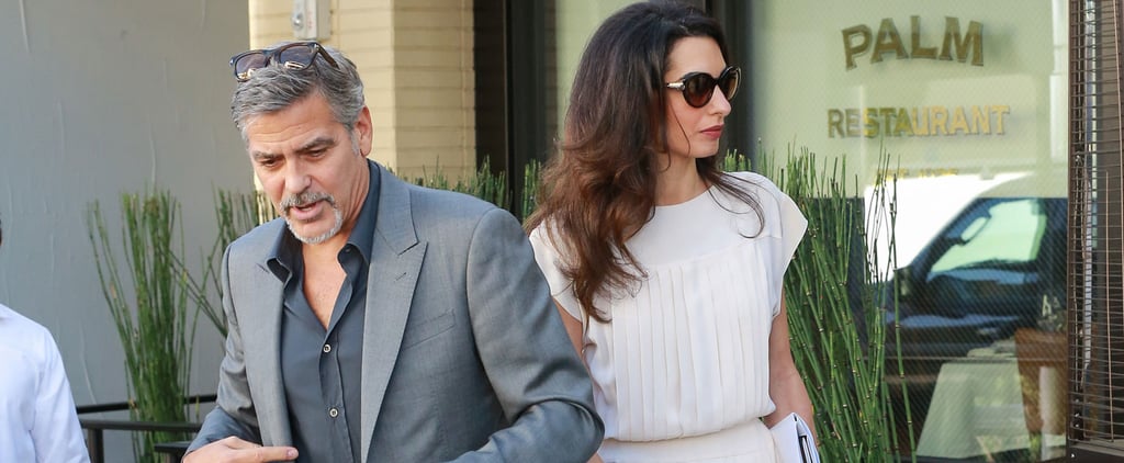 George and Amal Clooney Out in LA October 2015