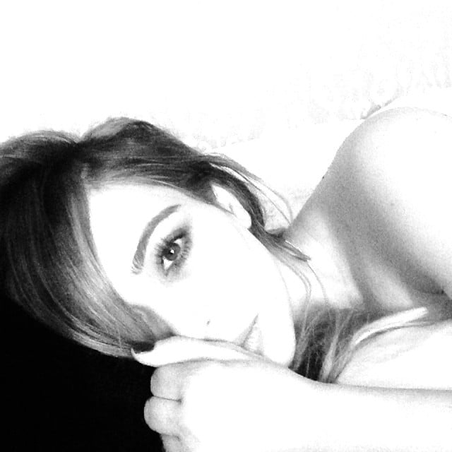 Kim Kardashian shared a black-and-white morning selfie.
Source: Instagram user kimkardashian