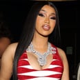 Cardi B Puts Her Butt Tattoo on Display in a Dramatically Low-Cut Dress