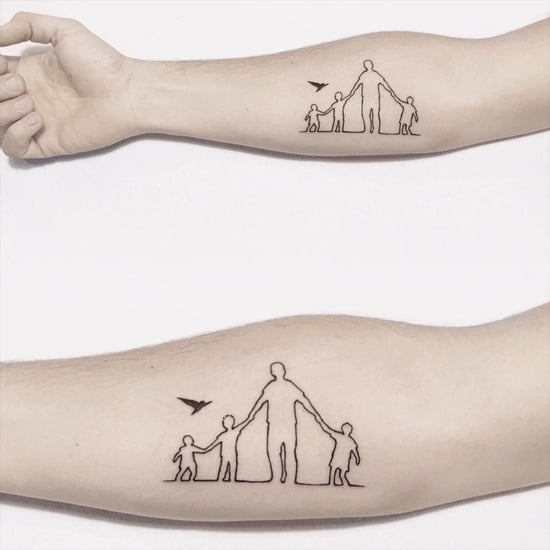 Tiny Fatherhood Tattoos