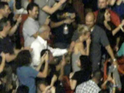 When Chris surprised Gwyneth in the crowd at his concert in 2012.