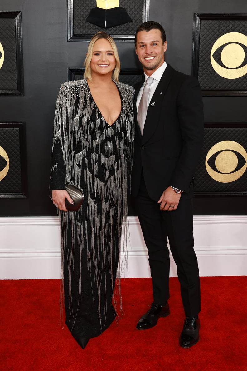 Miranda Lambert and Brendan McLoughlin at the 2023 Grammys