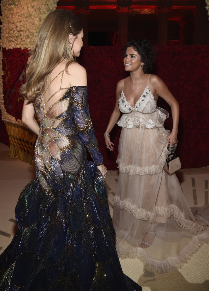 Gigi Hadid and Selena Gomez at the Met Gala 2018 | POPSUGAR Celebrity ...