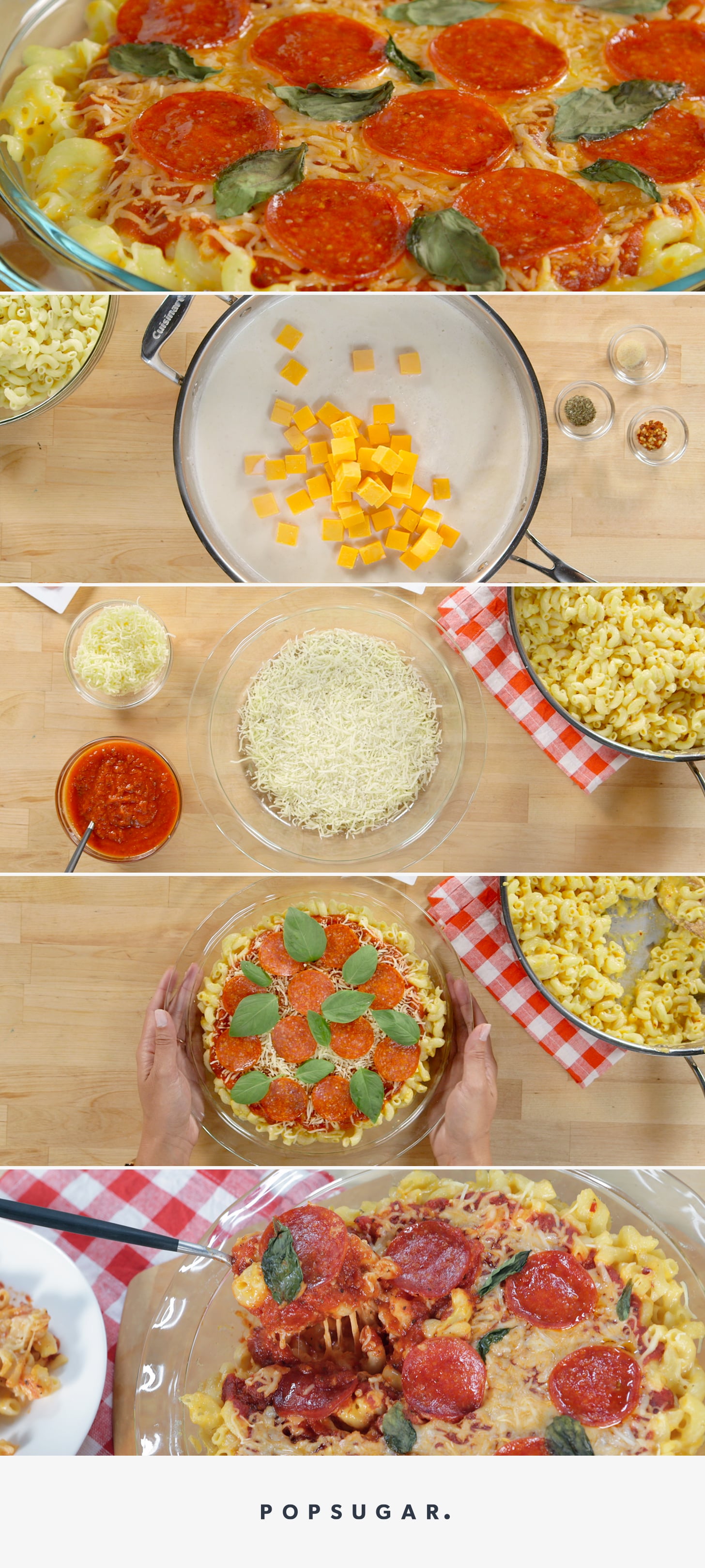 Pizza Mac and Cheese Food Video POPSUGAR Food