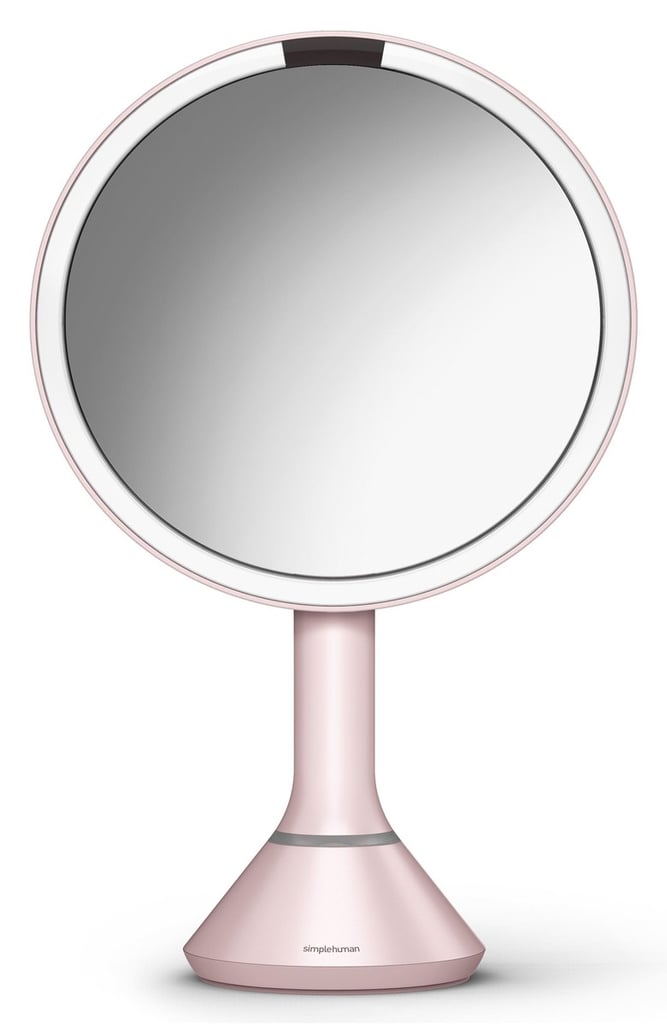 Simple Human Eight Inch Sensor Mirror With Brightness Control