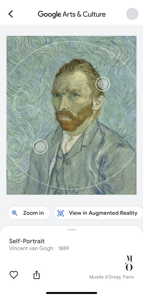 Clicking the "View Artwork" Button Lets You Get Up Close With the Art and Learn More Details