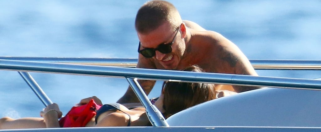 David and Victoria Beckham on Vacation in France 2018