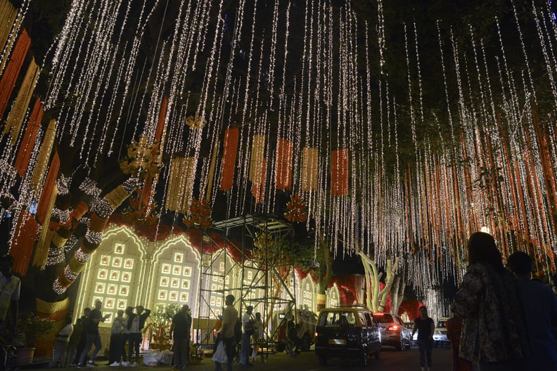 They Also Hung Hundreds of Lights Outside the House