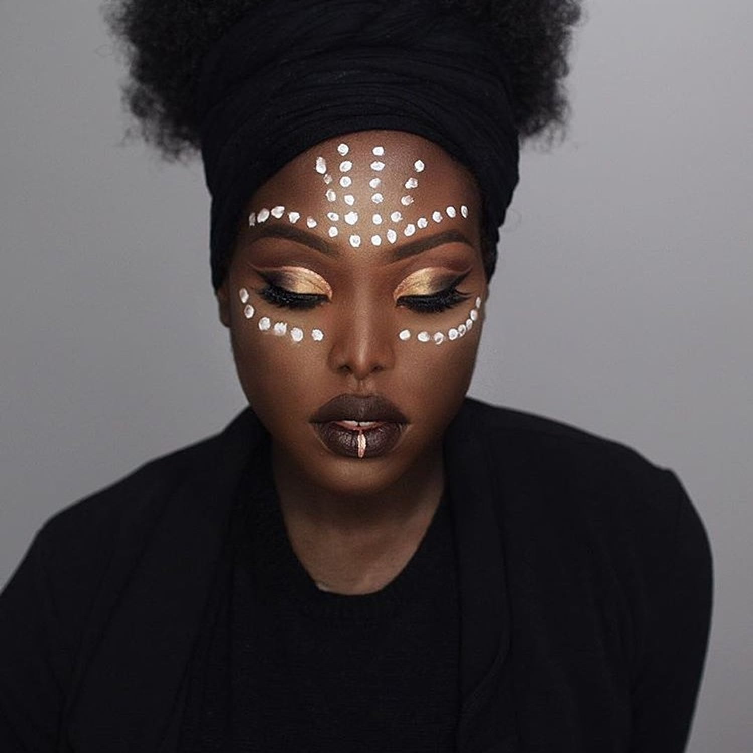 Black Panther Halloween Makeup POPSUGAR Beauty
