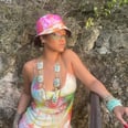 Rihanna Brightens My Winter Blues With Her Tie-Dye Slip Dress and Matching Bucket Hat