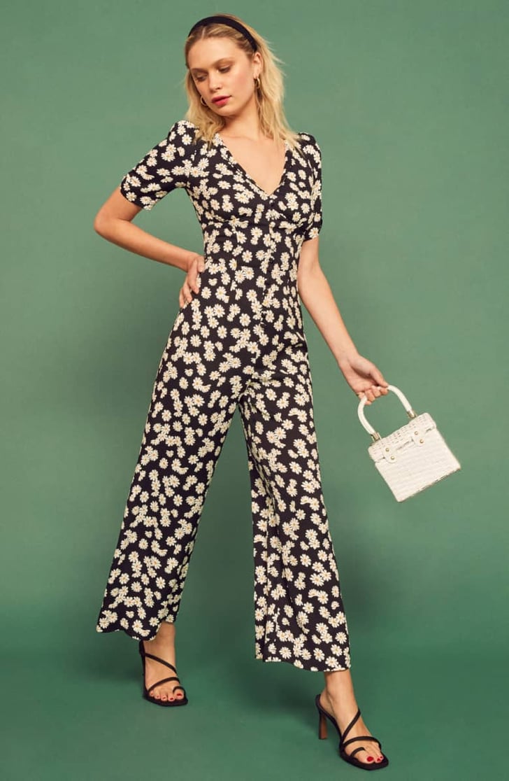 Reformation sale floral jumpsuit