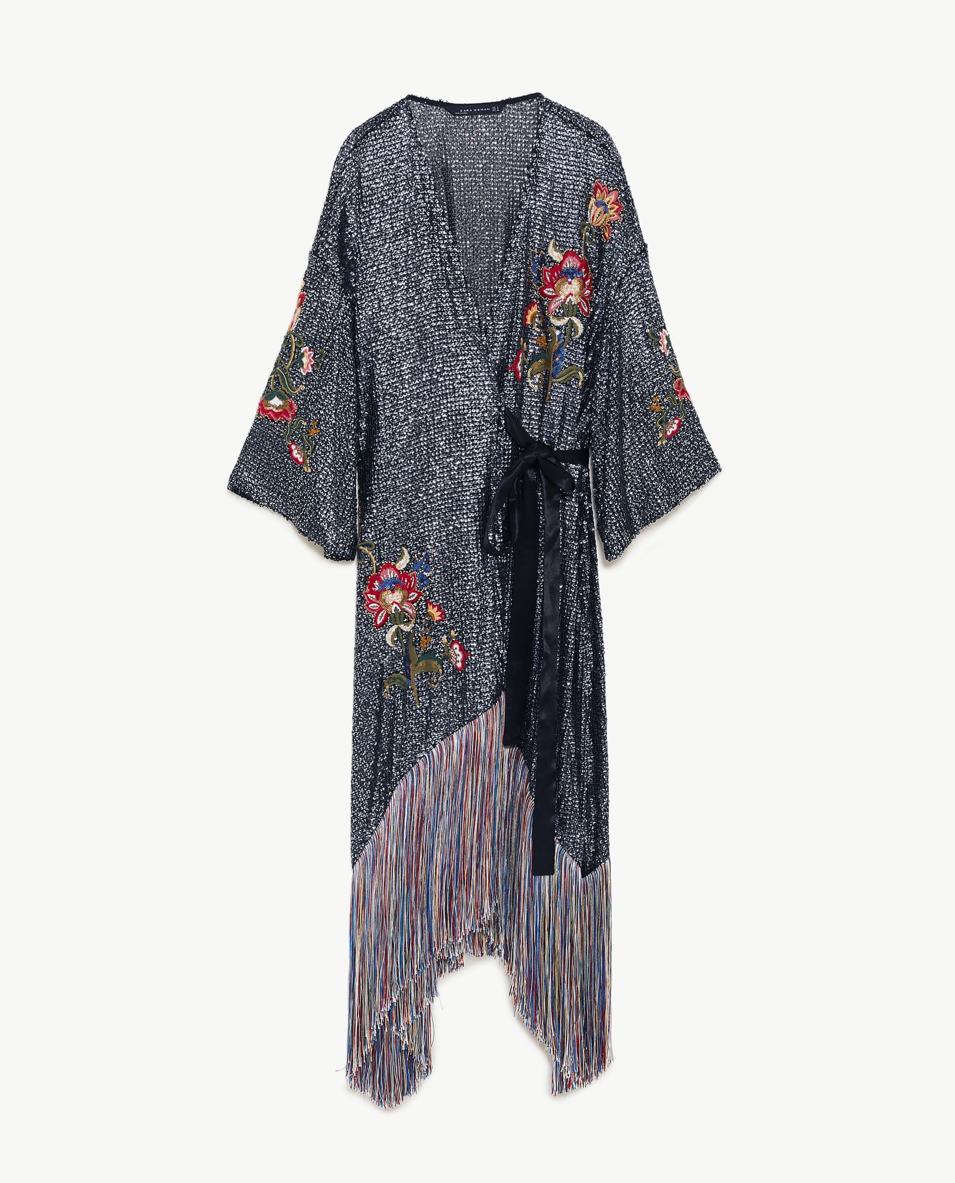 Zara Embroidered and Sequinned Dress 