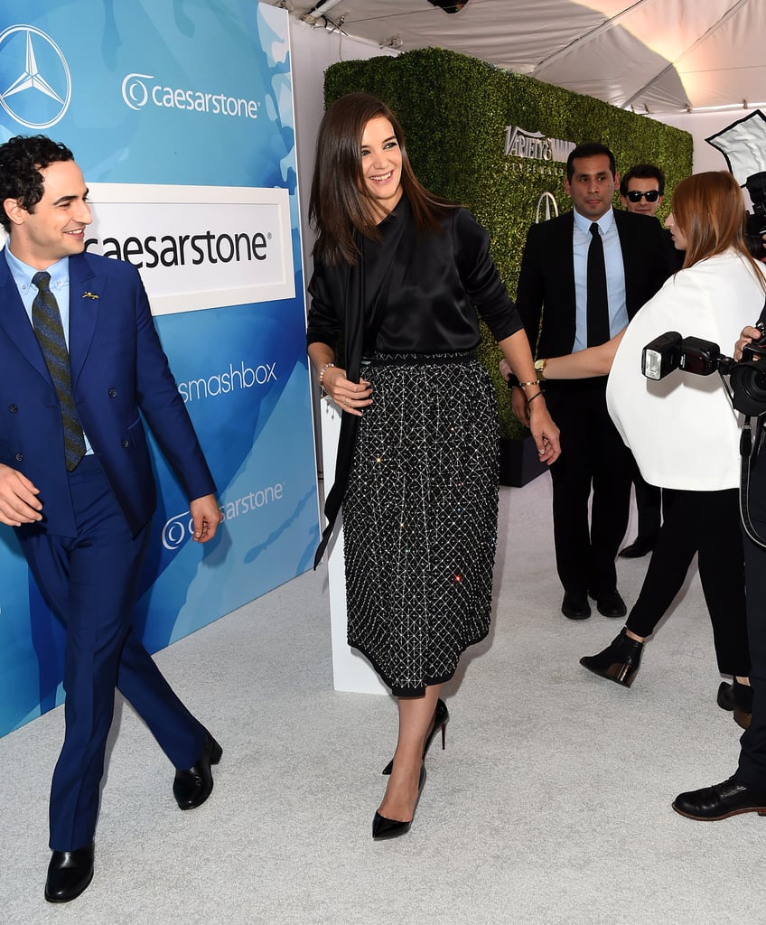 Katie Holmes and Zac Posen at WWD Event | November 2015