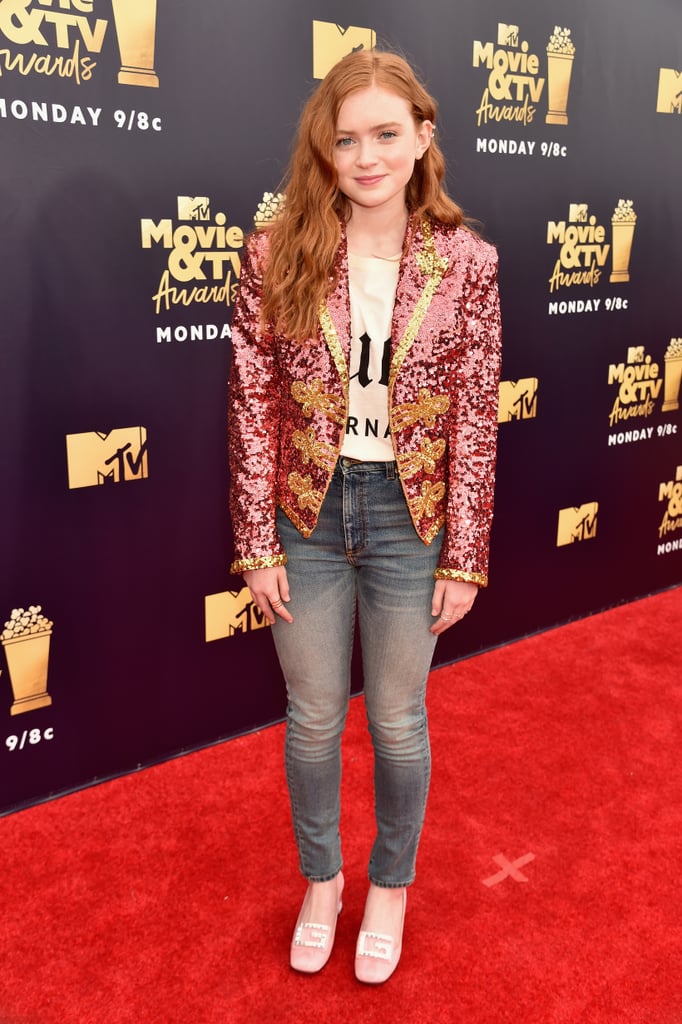Sadie Sink at the 2018 MTV Movie and TV Awards