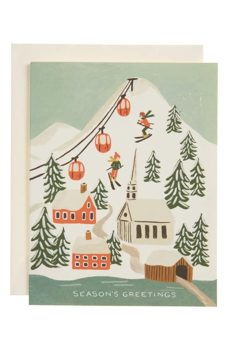For My Inner Circle: Rifle Paper Co. Holiday Snow Scene Card