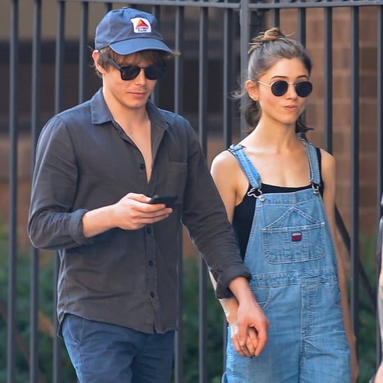 Natalia Dyer and Charlie Heaton Holding Hands in NYC 2017