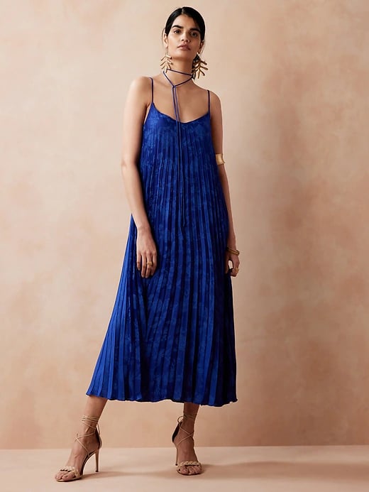 Banana Republic Pleated Midi Dress