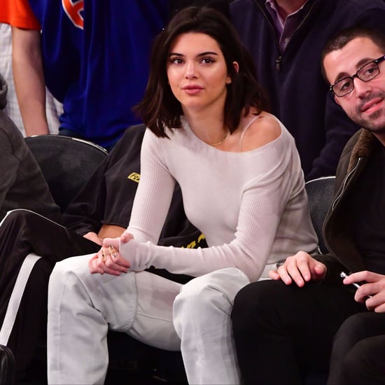 Kendall Jenner White Thigh High Boots