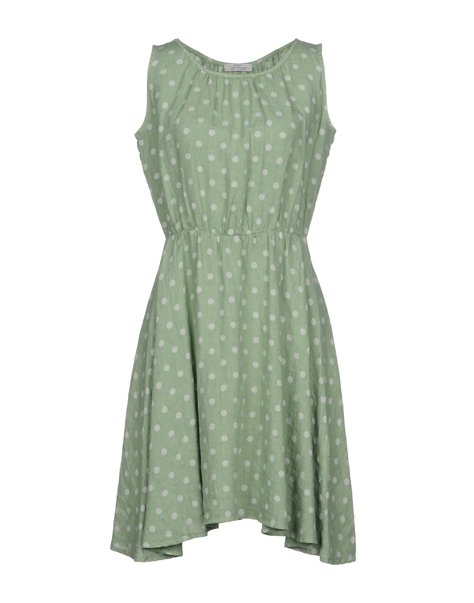 light green polka dot dress Nellie Mini Dress Green Polka Dot