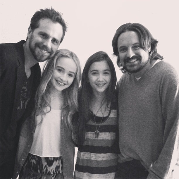 The new girls posed with veterans of the Boy Meets World universe.
Source: Instagram user rowanblanchard