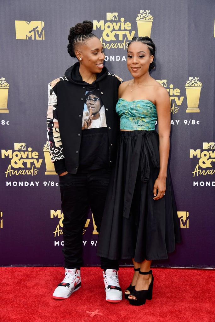 Lena Waithe and Alana Mayo at MTV Movie and TV Awards 2018
