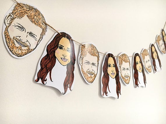 Prince Harry and Meghan Markel Bunting