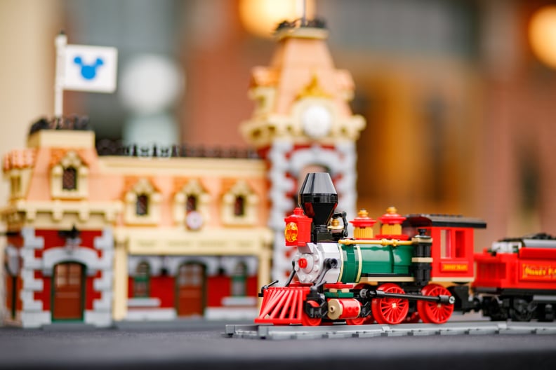 A Close-Up of the Lego Disney Train