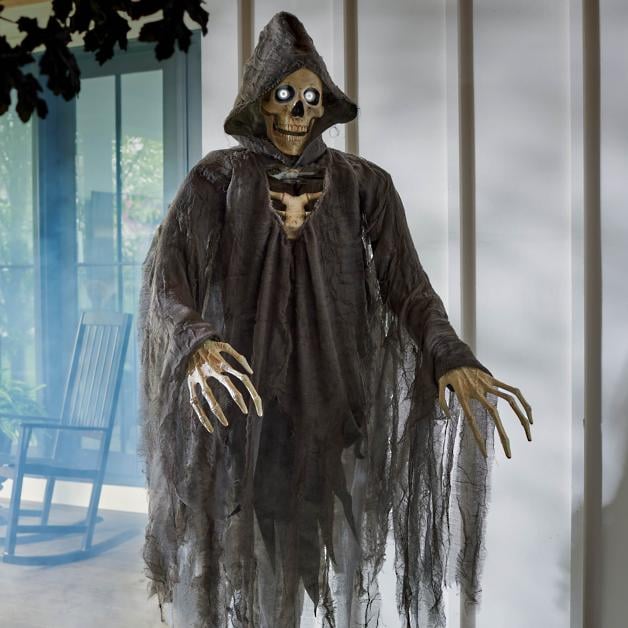 A Haunted Porch Display: Hanging Rexford Reaper