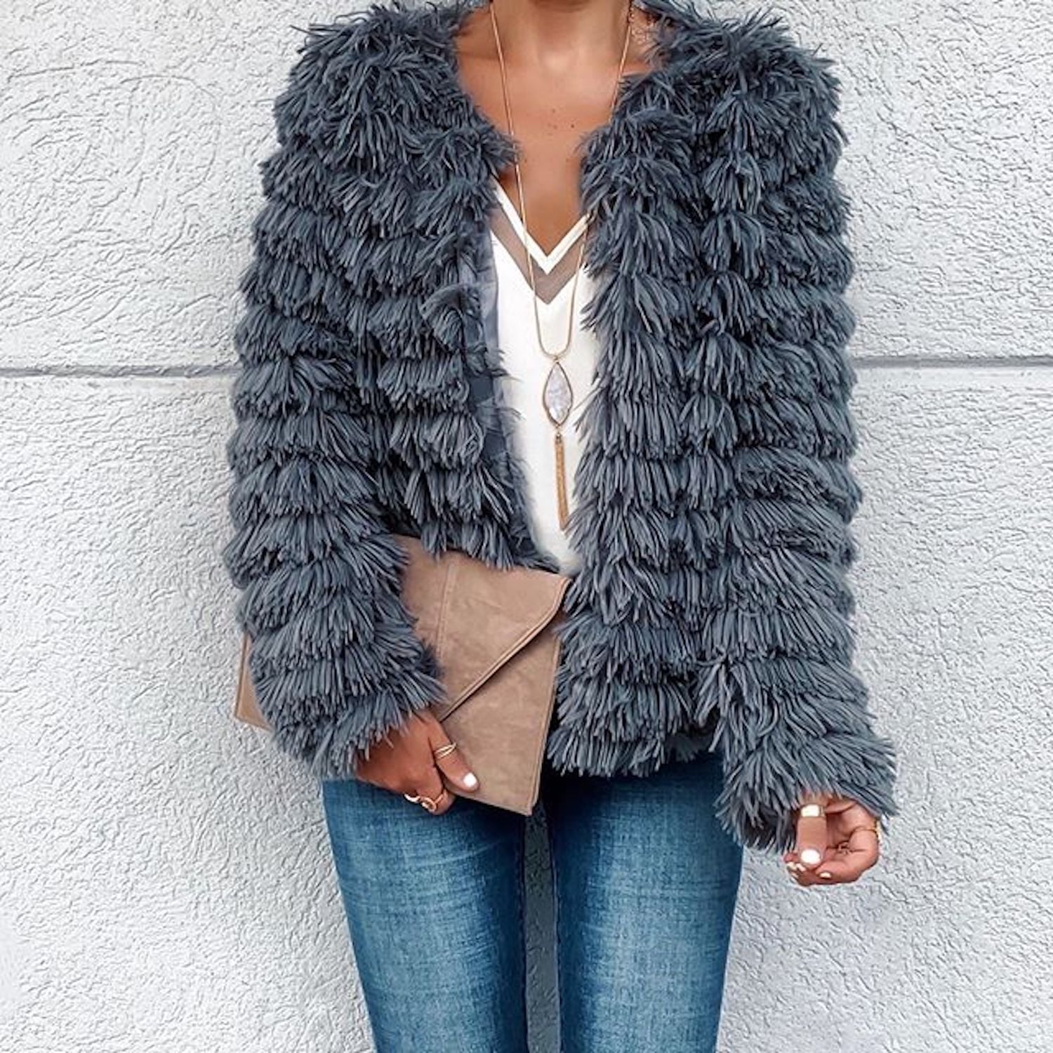 All over 2025 fringe cardigan