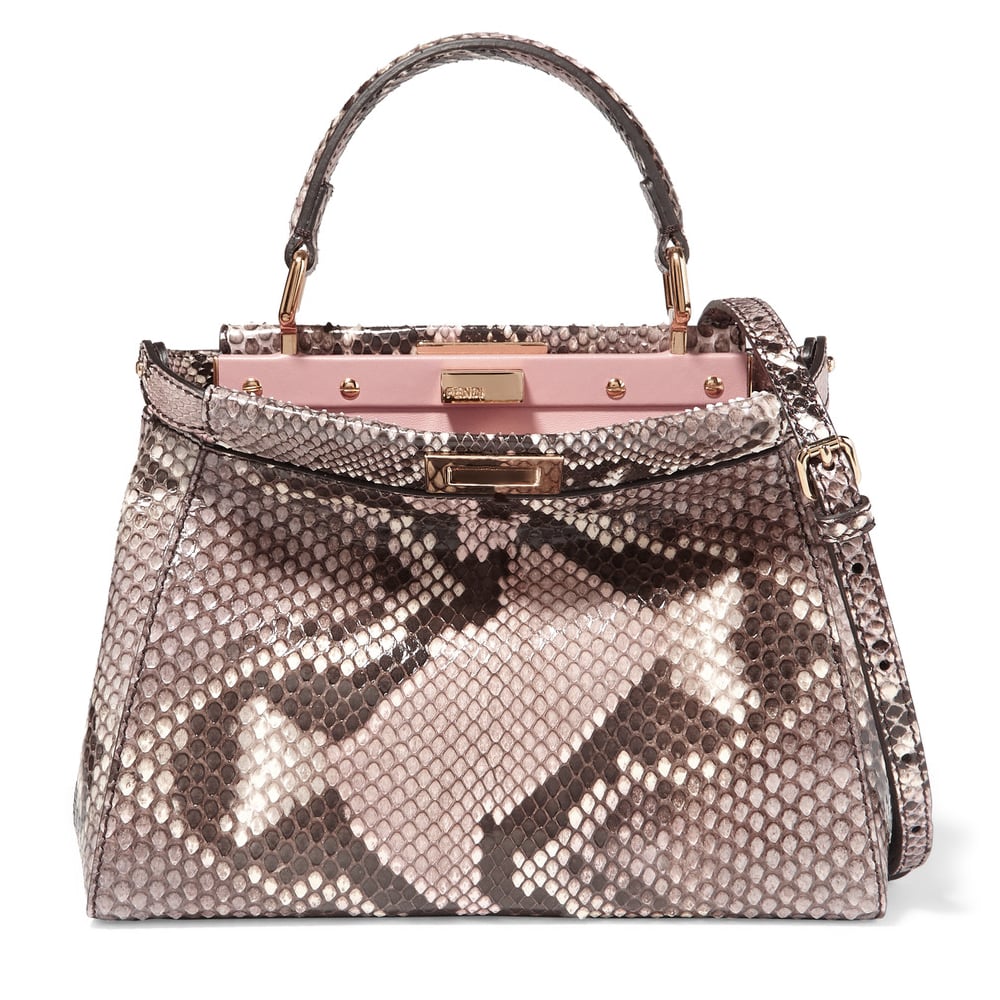 fendi peekaboo mini python