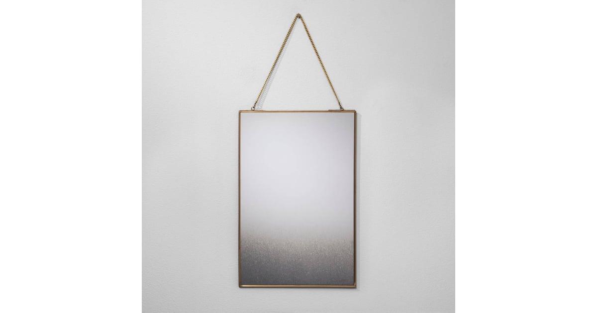 Hearth & Hand With Magnolia Distressed Brass Wall Mirror Joanna