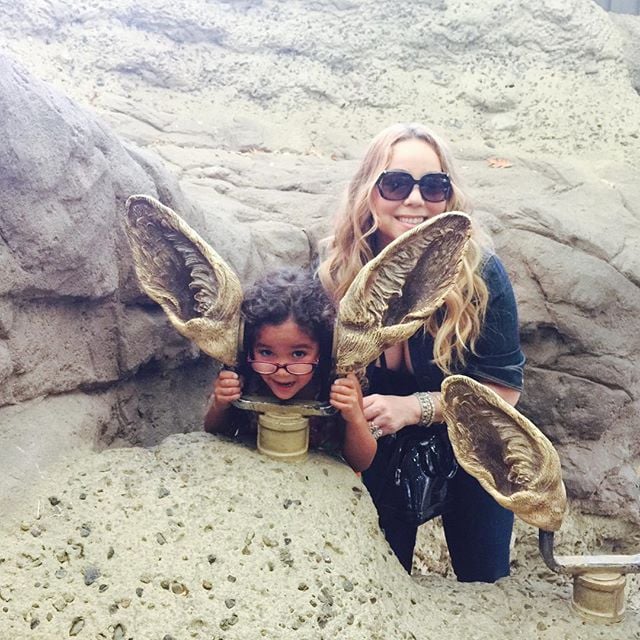 Mariah Carey Kids at Bronx Zoo Pictures