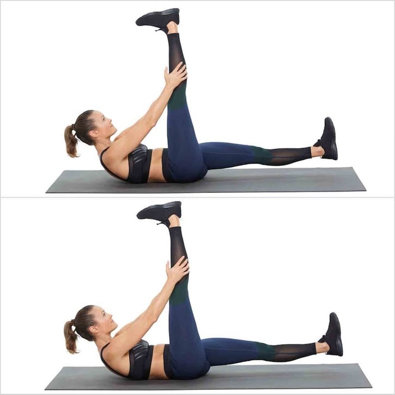 Easy Ab Exercise: Pilates Scissor