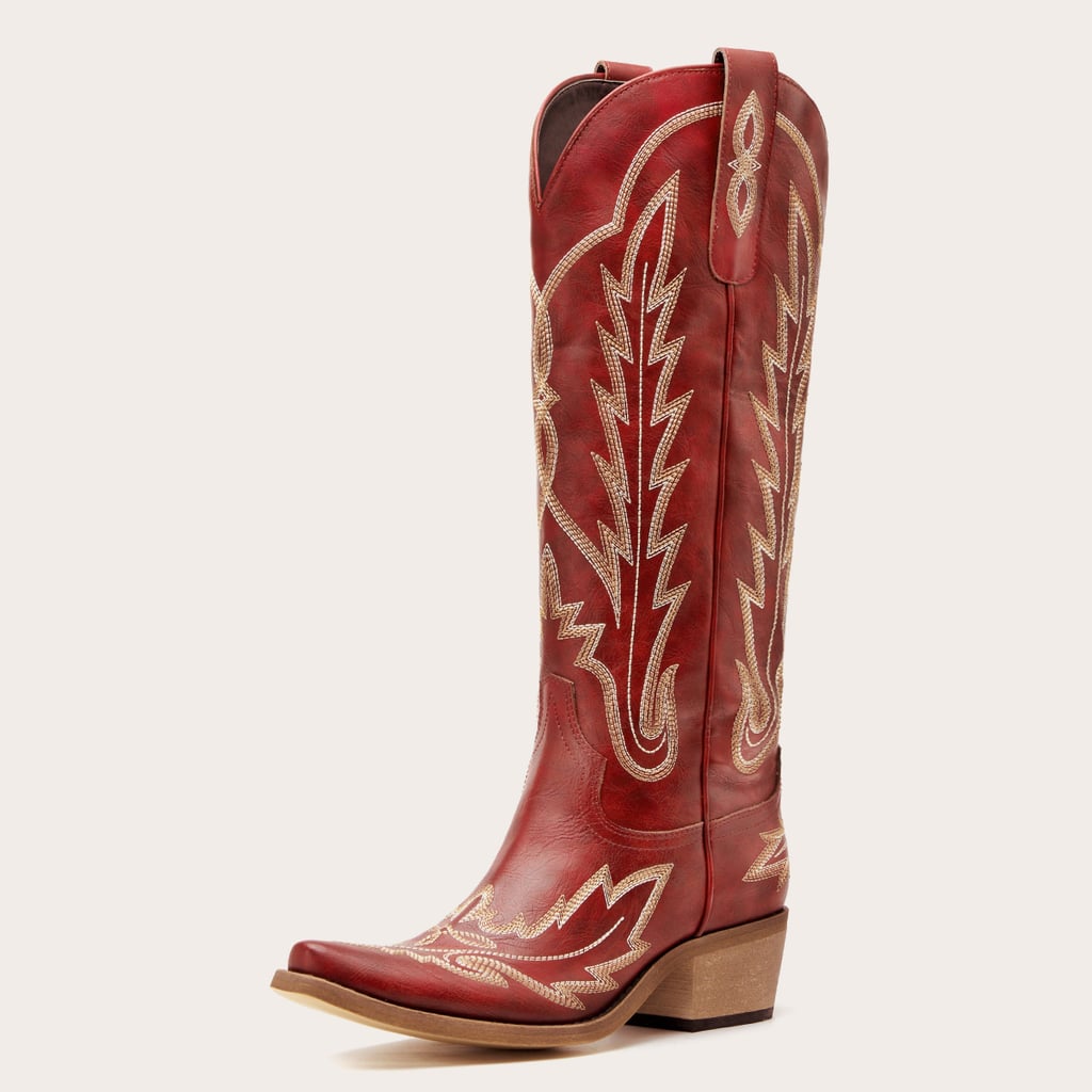 The Rosemary Red Classic Tall Cowgirl Boots