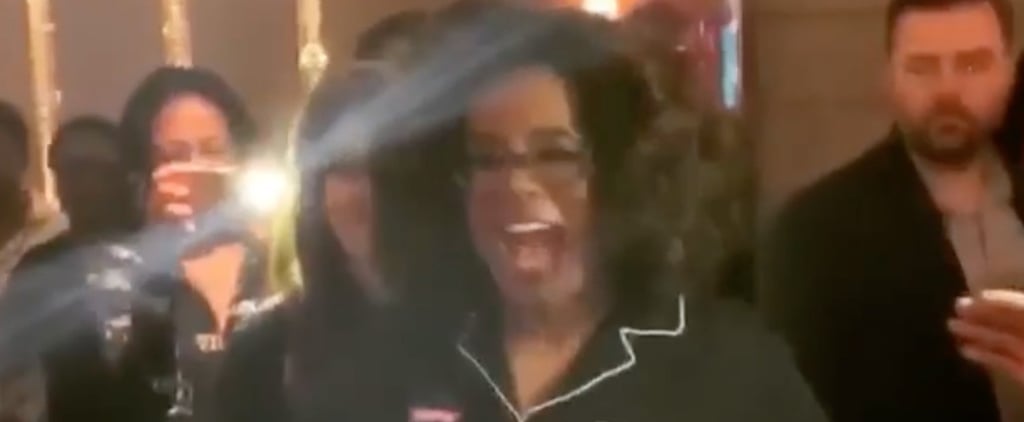 Oprah Looks Absolutely Ecstatic While Serving Tequila Shots in Her Pajamas, and I FEEL That