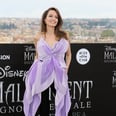 Angelina Jolie Wore a Stunning Lavender Butterfly Top, and I Can't Look Away