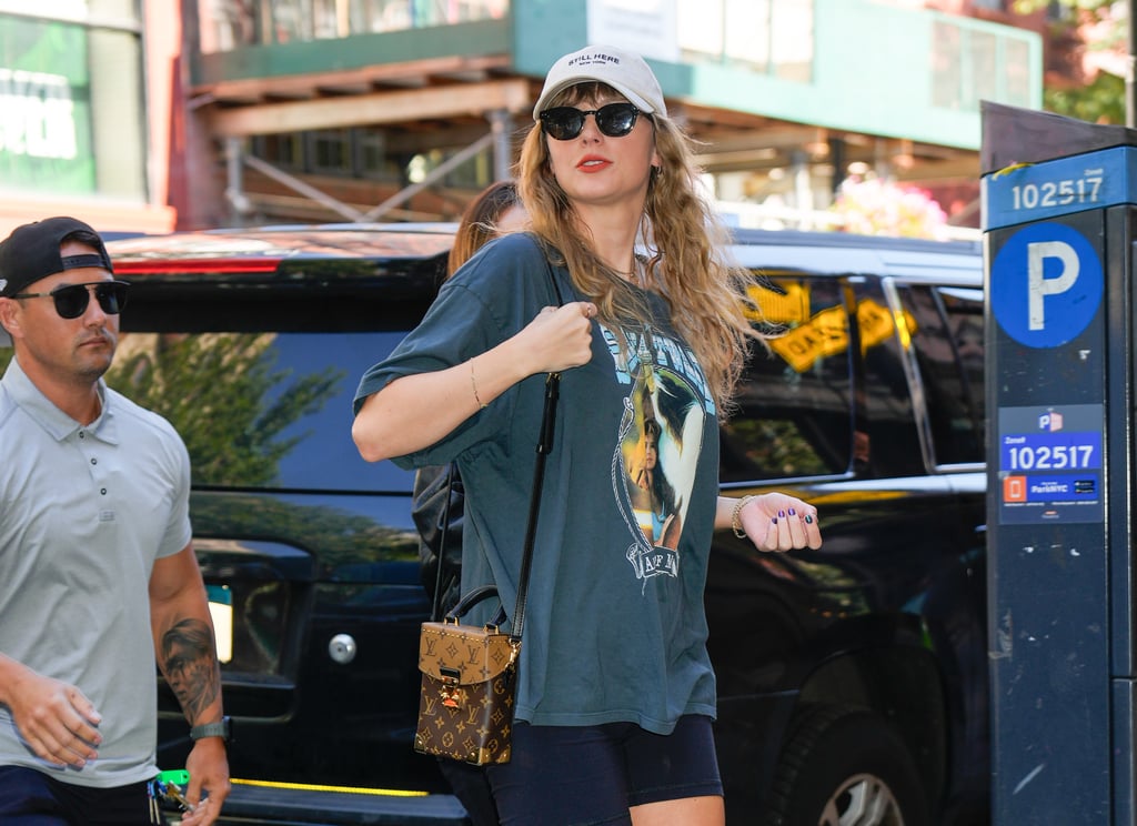 Taylor Swift's Shania Twain Graphic T-Shirt and Biker Shorts