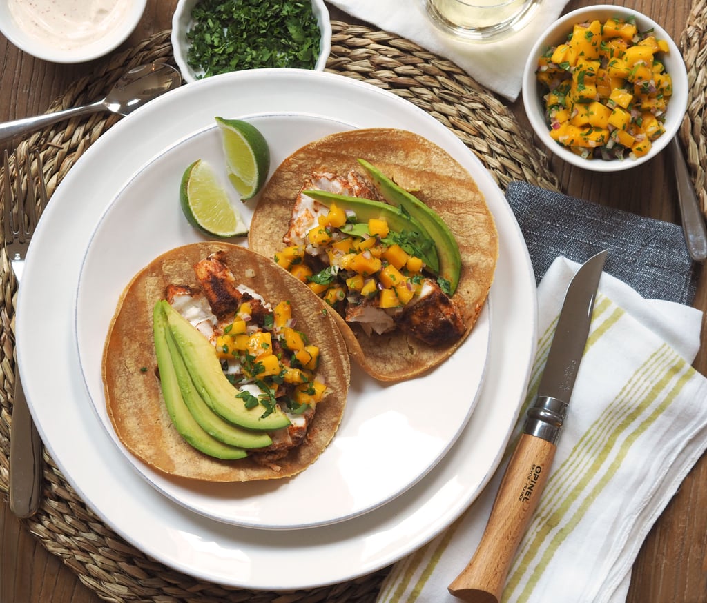 Healthy Fish Taco Recipe Popsugar Fitness