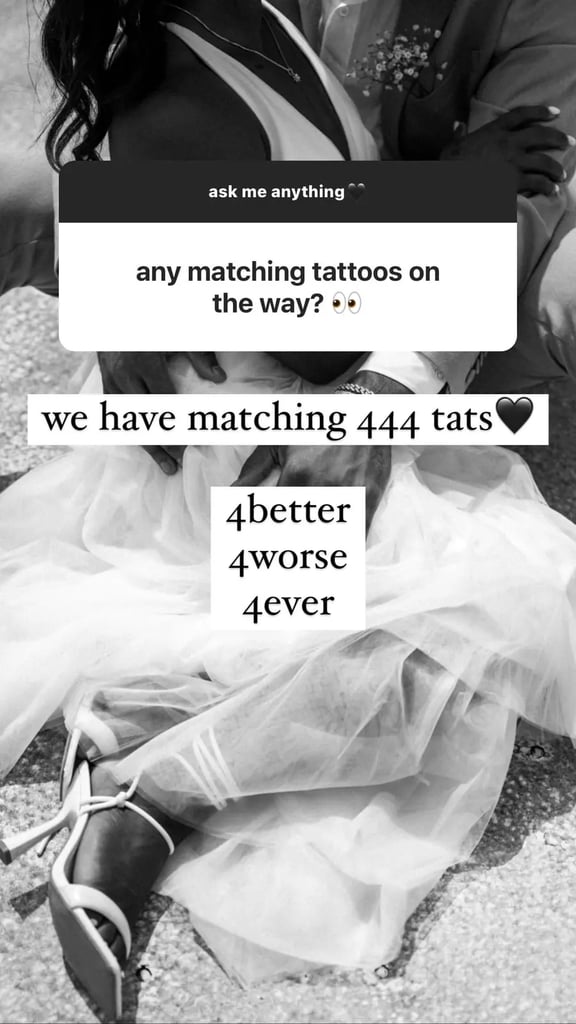 Simone Bile's "444" Tattoo