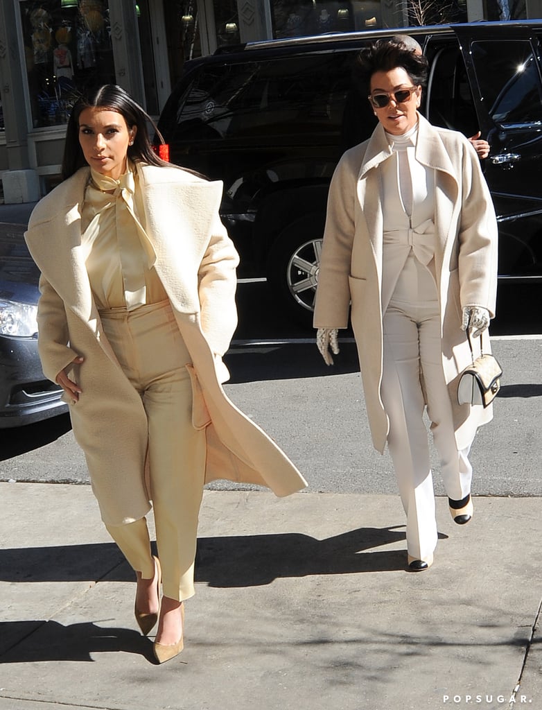 Kim and Kris went to lunch at Cipriani in NYC.