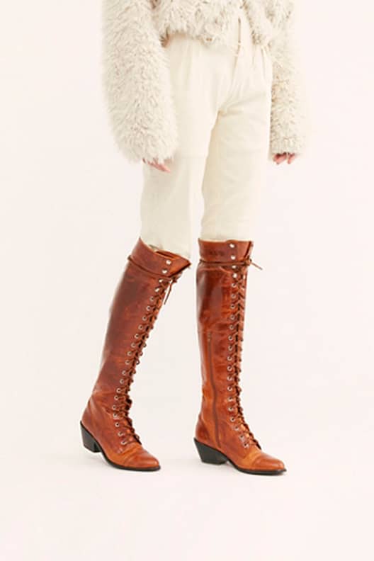 Jeffrey Campbell Joe Lace-Up Over-the-Knee Boots | How to Wear  Over-the-Knee Boots — IRL | POPSUGAR Fashion Photo 25