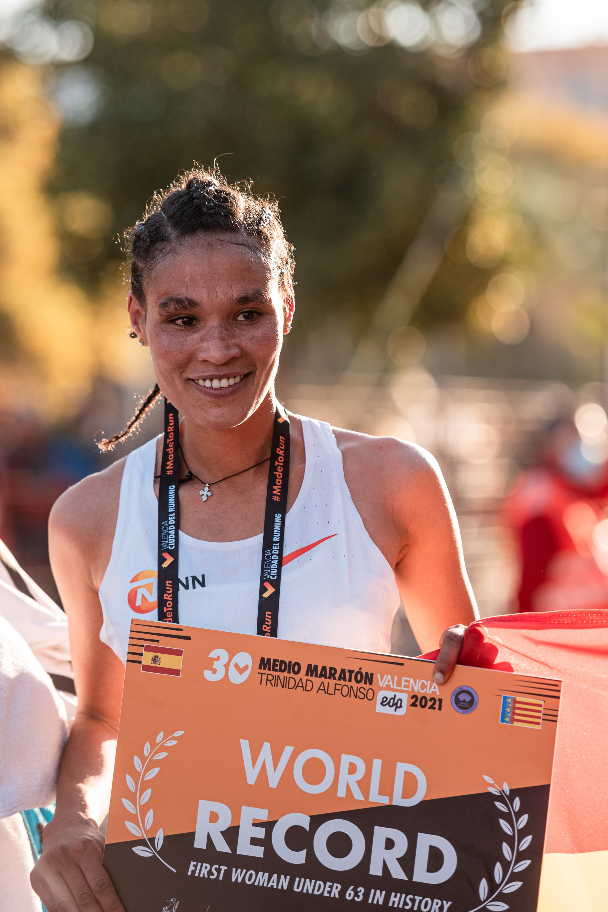 Letesenbet Gidey Breaks Half Marathon World Record POPSUGAR Fitness UK