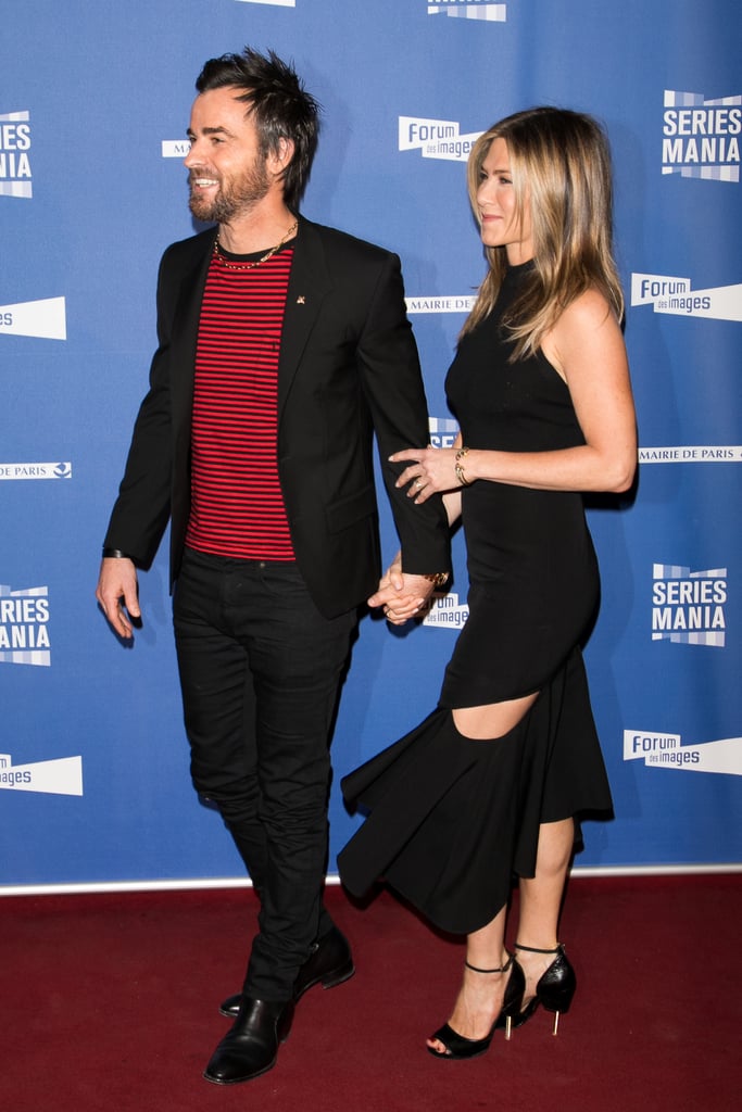 Jennifer Aniston and Justin Theroux in Paris 2017