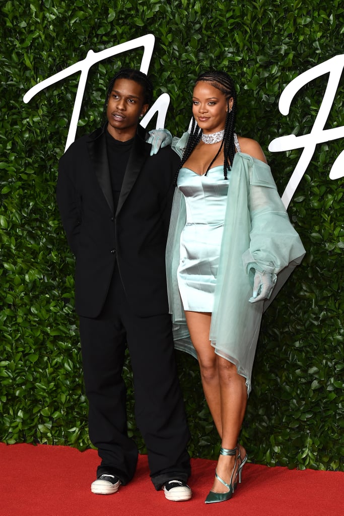 A$AP Rocky and Rihanna at the 2019 British Fashion Awards