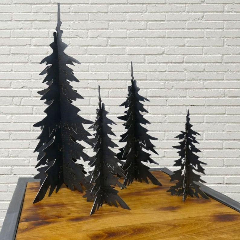 Metal Tree Decor